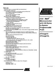 Datenblatt Datasheet ATMEGA16