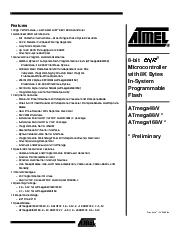 Datenblatt Datasheet ATMEGA168