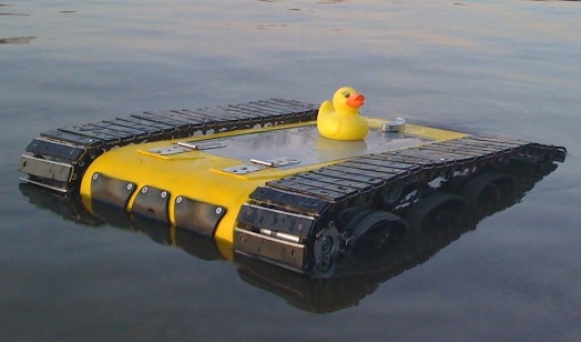 Cu-Amphibot Amphibien Roboterfahrzeug Videos
