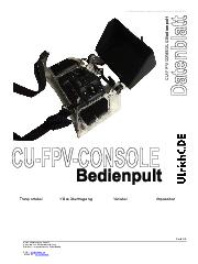 Datenblatt Cu-FPV-Console