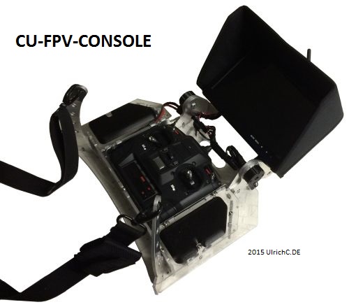 Cu-FPV-Console FPV-Bedienpult für UAV,UAS und UGV