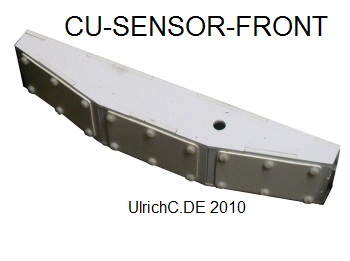 Cu-Sensor_Front Gehäuse für Leuchten und Sensoren