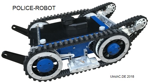 Police-Robot Polizeiroboter Urban Exploration