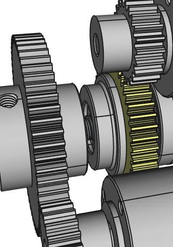 CAD Konstruktion Getriebe