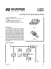 Datenblatt Serie L78S00