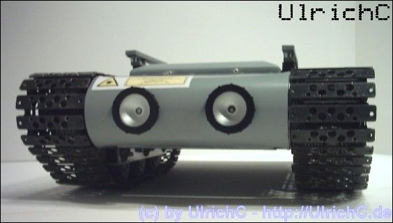 Frontansicht Kettenfahrzeug