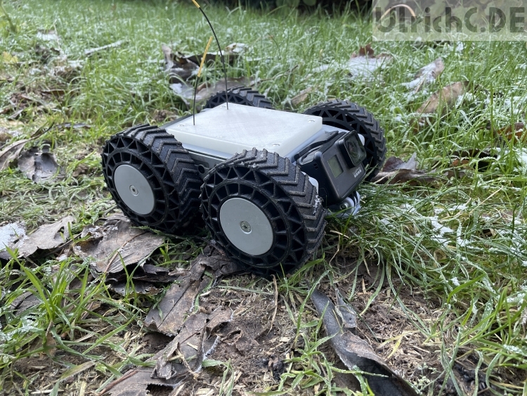 Front Adaptierung am Roboter