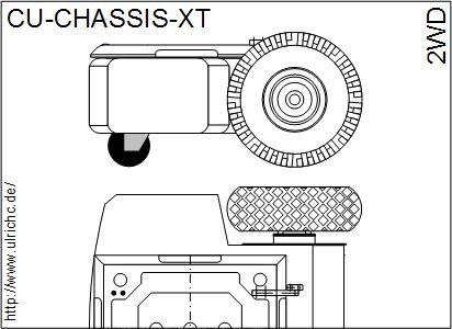 Cu-Chassis-XT Roboterplattform