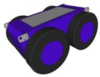 6WD Carrier 3D CAD/Skizze 