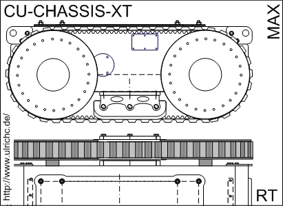 Cu-Chassis-XT(RT)(MAX) Roboterplattform