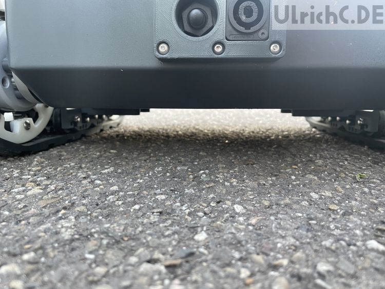 Roboterplattform Bodenfreiheit