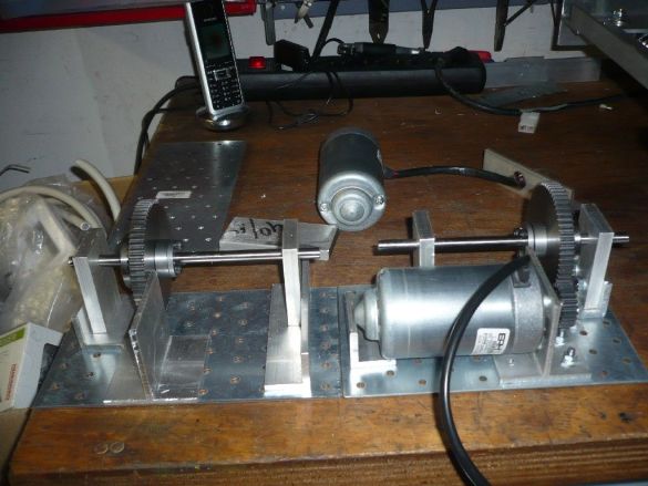 Motoraufbau Experimental Plattform