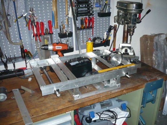 Experimental Plattform Chassis Aufbau