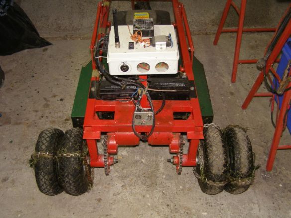 RC-M&auml;her Steuerung