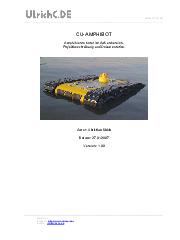 Dokumentation Projektbeschreibung Cu-Amphibot