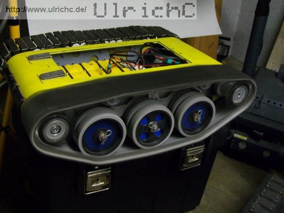 Kettenroboter Antriebstest