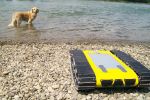 Amphibot Schwimmtest