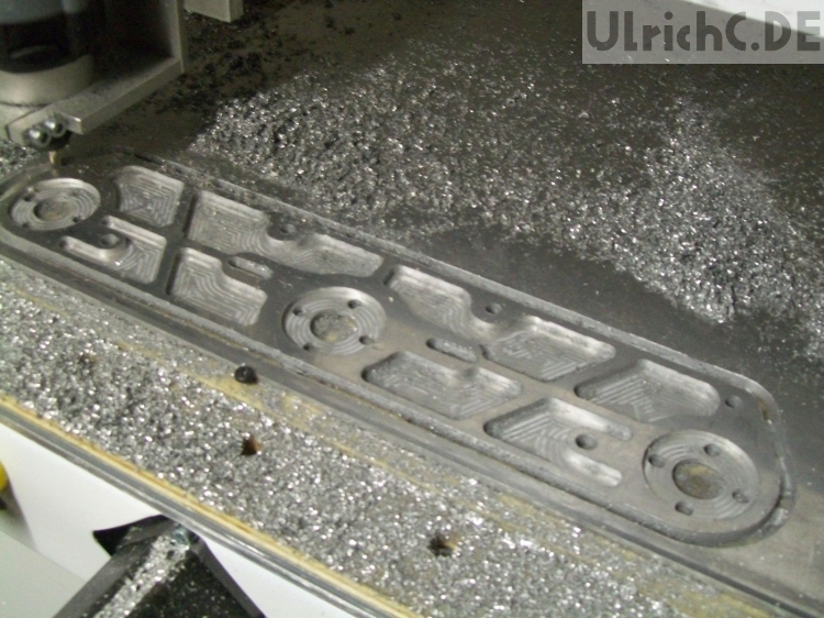 Flanschplatten fr&auml;sen