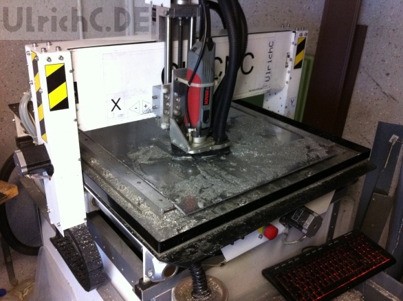 Aluminiumtafeln fr&auml;sen