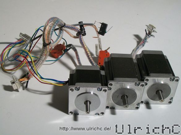 Schrittmotoren Verkabelung