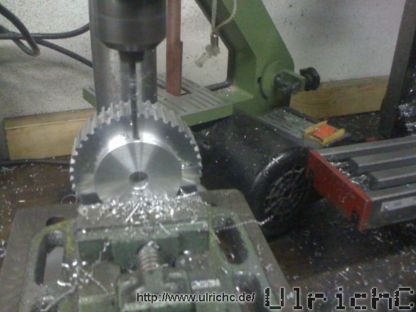 Riemenrad-Gewindebohrungen