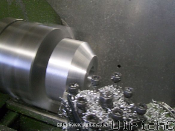 Wellenhalter abdrehen