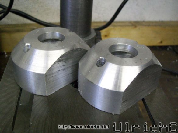 Spindelmutternhalter vorbereitet