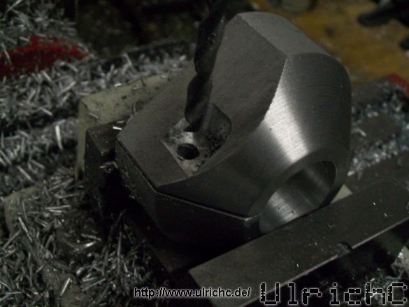 Rundwellen-Arretierung Einfräsung