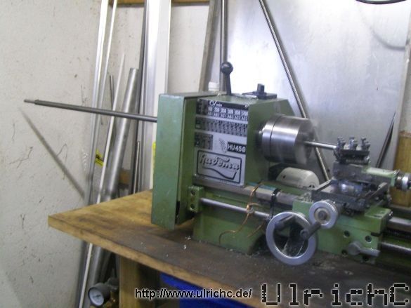 Spindel TR16 andrehen