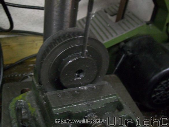 Doppelspindel-Antrieb Riemenräder