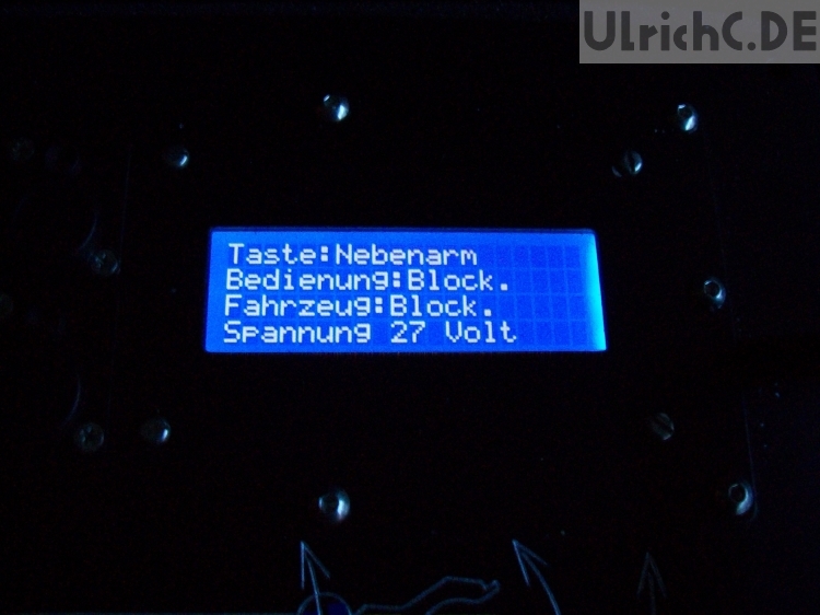 LCD Roboterinformationen