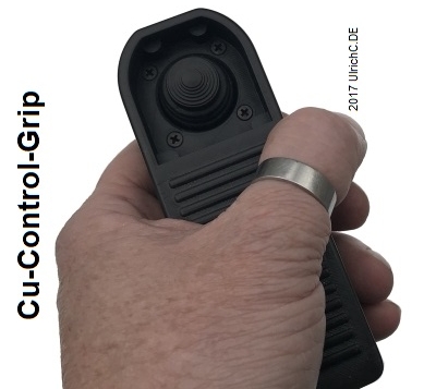 Einhand-Steuerung für mobile Roboterfahrzeuge