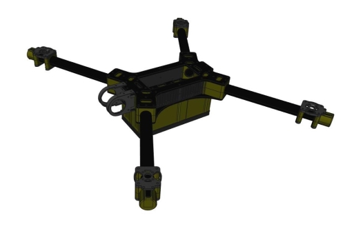 Cu-Copter-HX500 Multicopter Quadrocopter Drohne zur Fernhantierung
