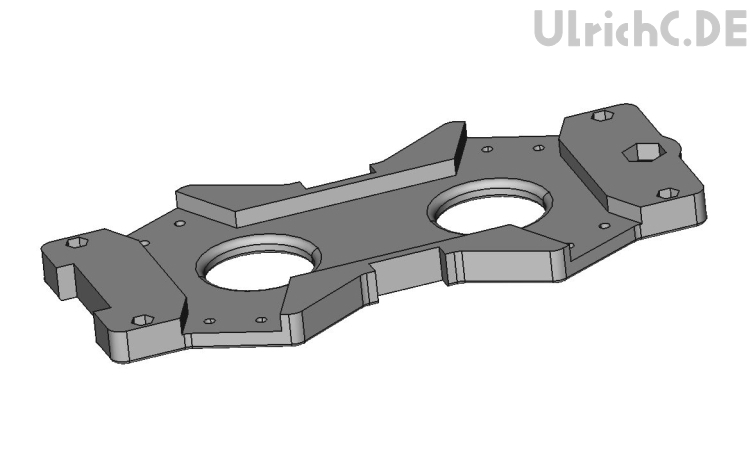 Quadrocopter Basis Unterteil