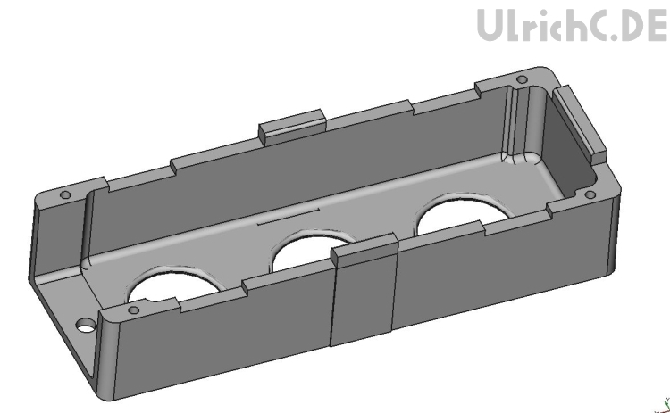Quadrocopter Akkugehäuse