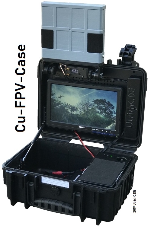 Cu-FPV-Case FPV-Video Koffer für UAV,UAS und UGV