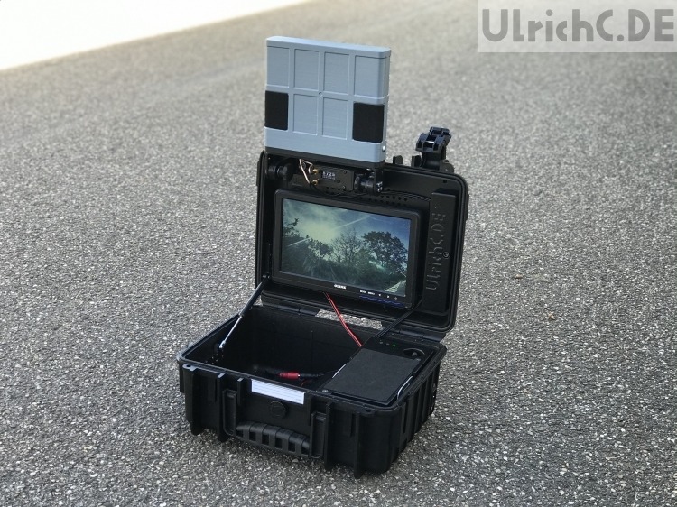 FPV Case Mobiler Videomonitor