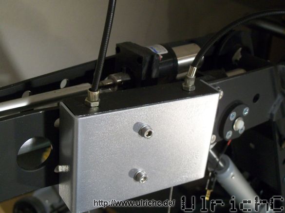 Bowdenzugübersetzung Montiert