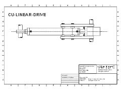 Technische Zeichnung Cu-Linear-Drive
