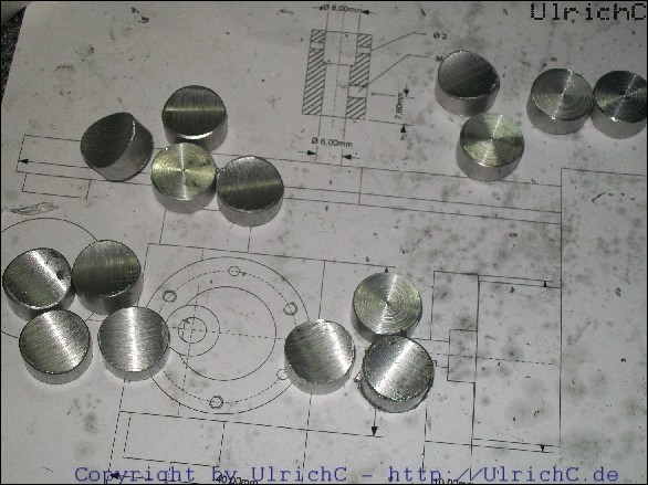 Linear-Zylinderflansch