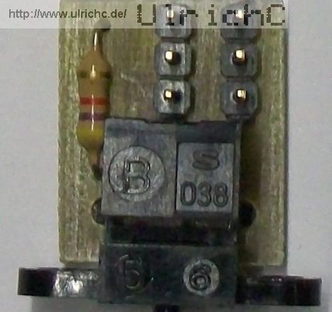 Bauteile Gabellichtschranke