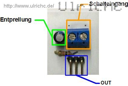 Anschlussbeschreibung Taster