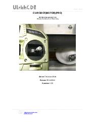 Handbuch Cu-Robot(SOFTWARE)(MOTOR)(PRO)(TANK) Bedienungsanleitung
