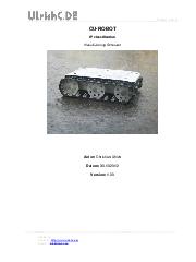 Dokumentation Cu-Robot(Mech) Schutzart