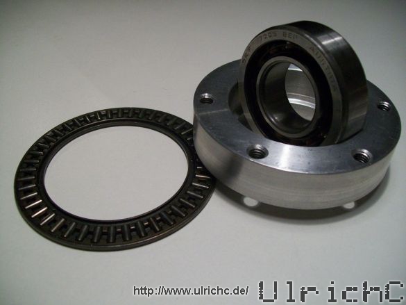 Drehlager-Lagerflansch Montage