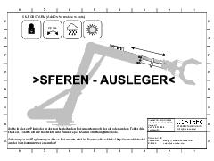 Technische Zeichnung Cu-Robotarm