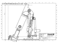 Abmessungen Cu-Robotarm4