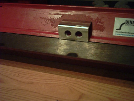 Biegen des Sensorgehäuses