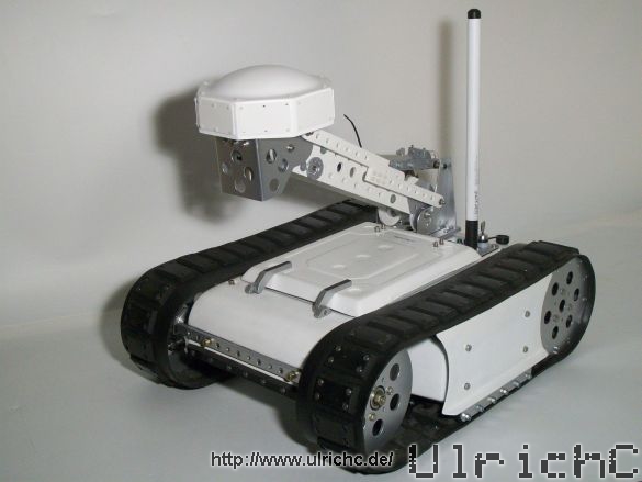 Sensorkopf am Roboter