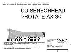 Technische Zeichnung Cu-Sensorhead